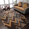 Hand Tufted Wool Area Rug Multicolor Abstract K03076 5X7 Eco-Friendly Soft